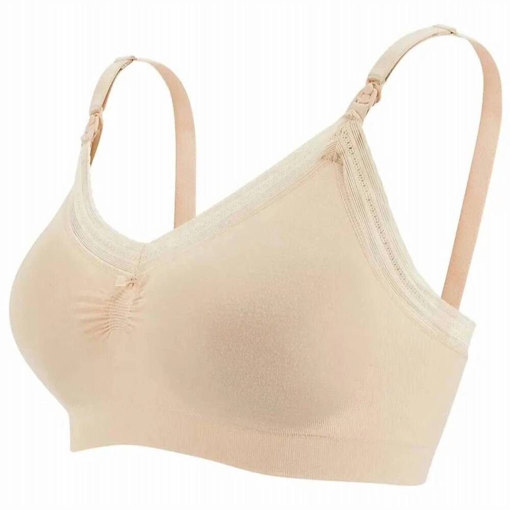 NEW CACHE COEUR milk maternity + nursing seamless bra in blush